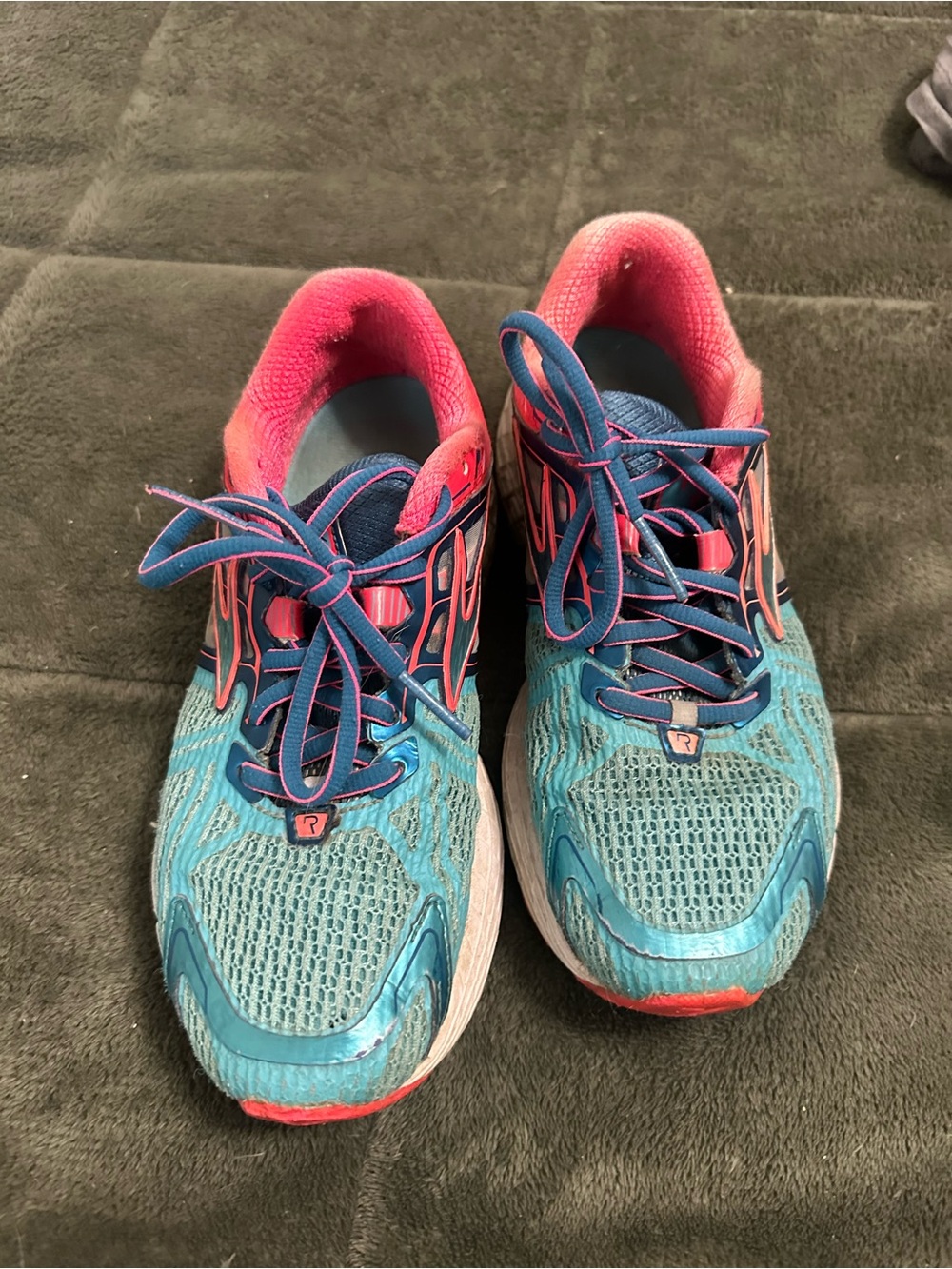 Brooks Women's Running Shoes in Teal and Pink